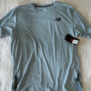 New Balance Men's Sky Blue Performance Tee